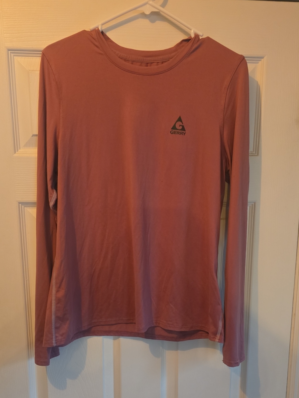Gerry Weber Womens Long Sleeve Crew T-Shirt in Dusty Rose